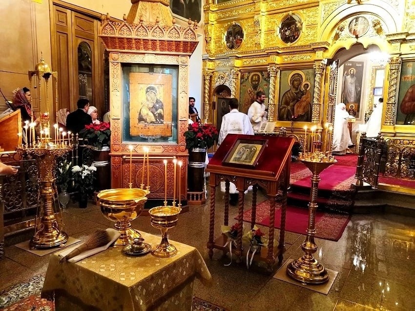 В Толмачах Владимирская икона Божией Матери