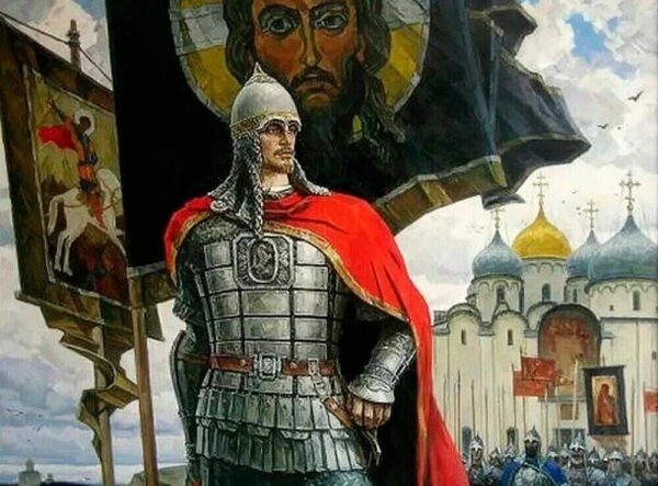 Лик Иисуса Христа на древнейшем боевом стяге русского воинства: Спас Нерукотворный