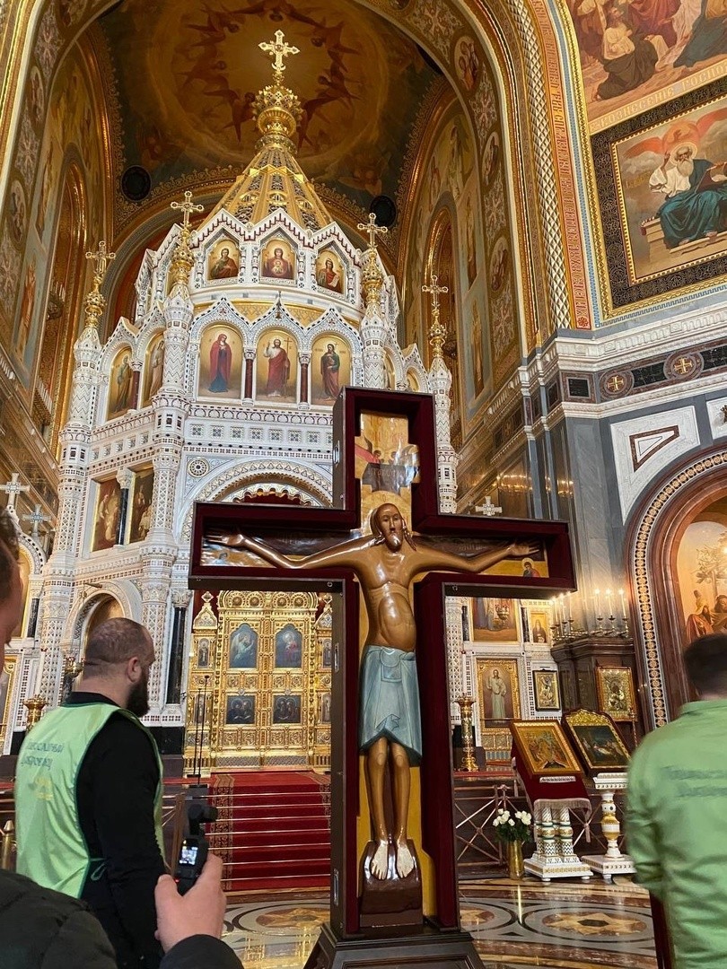 Копия Годеновского креста в Москве