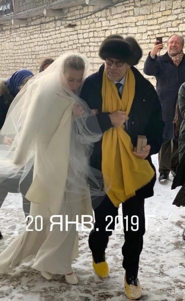 Венчание Андрей Кончаловский и Юлия Высоцкая
