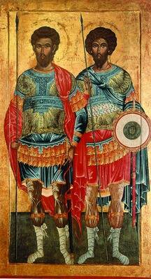 Великомученики Феодор Стратилат и Феодор Тирон