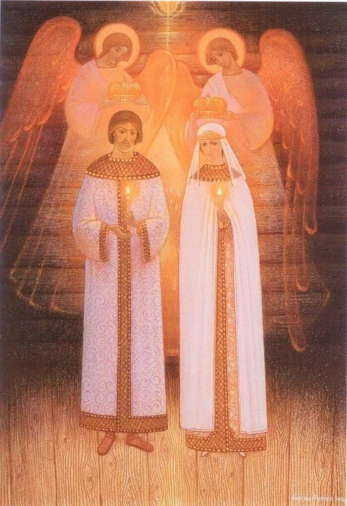 Святых Петра и Февронию Муромских молят о даровании любви, создании и сохранении семьи