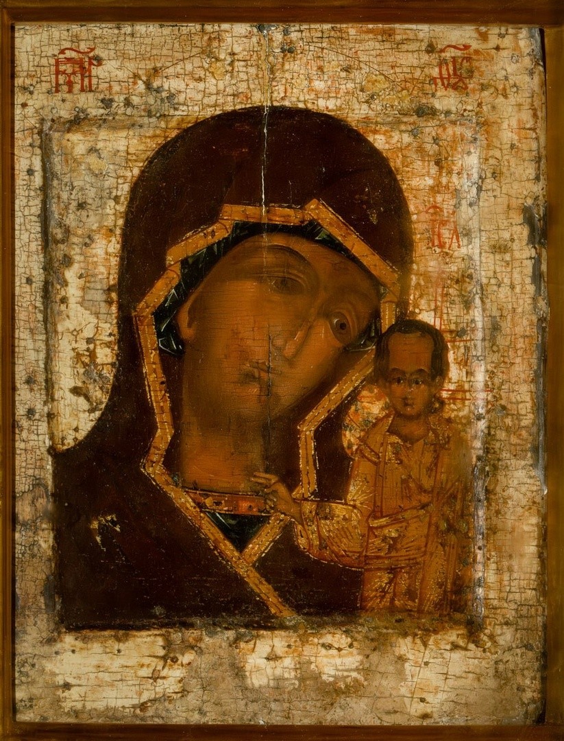 азанская икона Божией Матери. 80–90-е гг. XVI в. (МП)